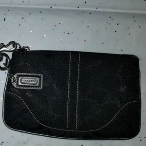 Coach Classic Black Wristlet